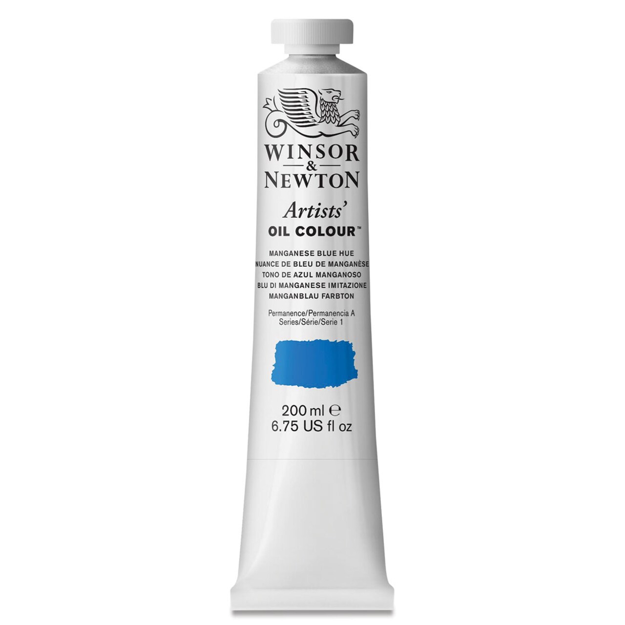 Winsor & Newton Artists' Oil Color - Manganese Blue Hue, 200 ml tube